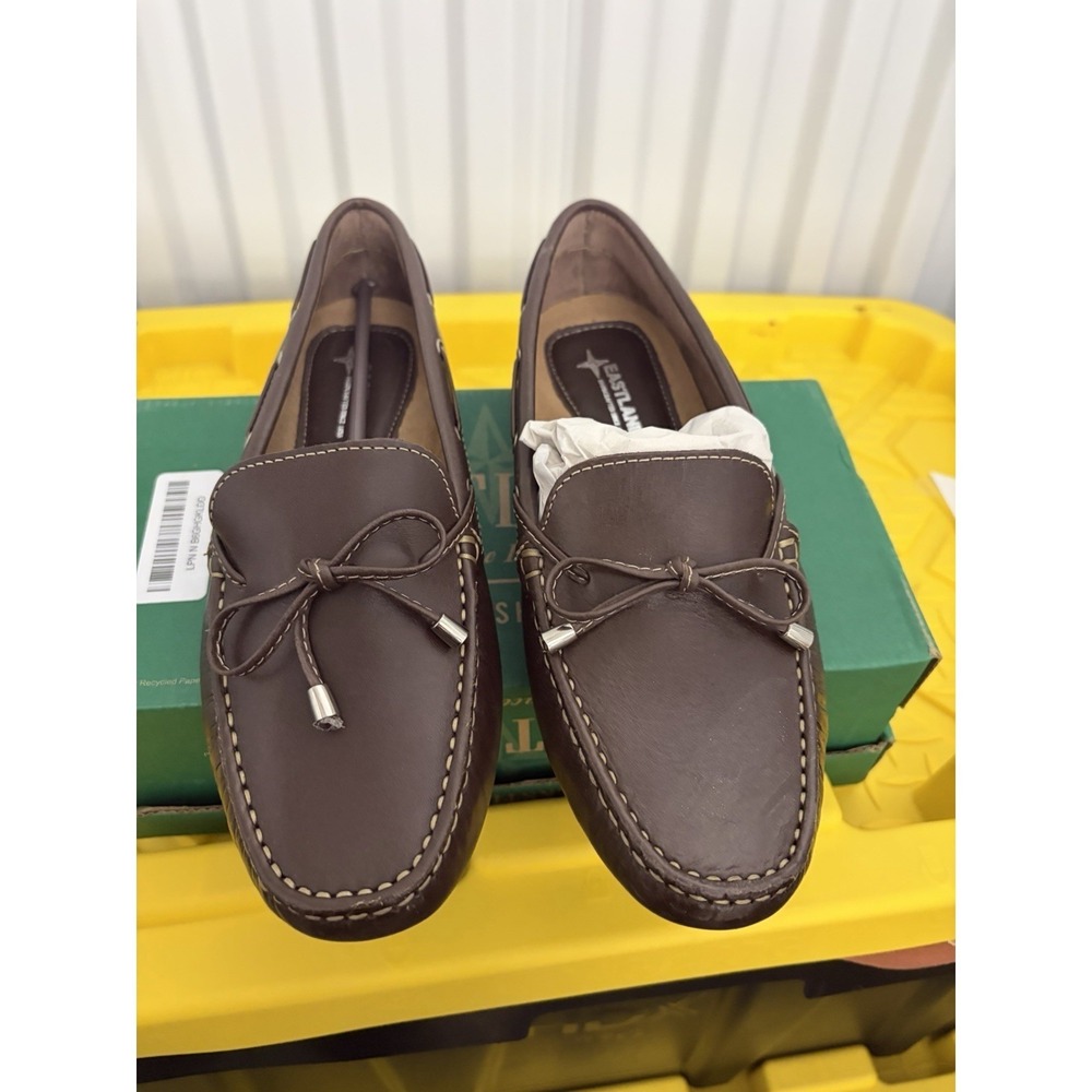 Eastland Brown Leather Moccasin Loafers